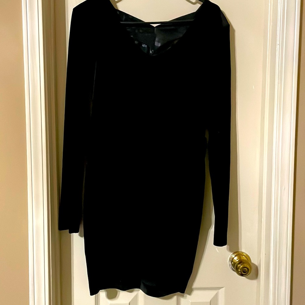 Black Velvet Dress
